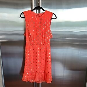 NWT Hutch Lola Open Back Ruffle Hem Dress Size 4